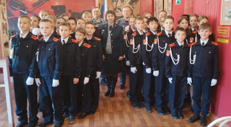 Церемония посвящения в кадеты.